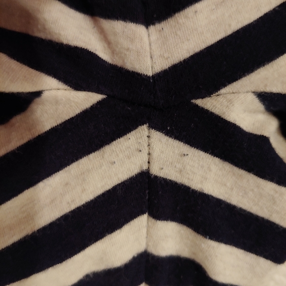 Navy and Cream Striped Shirt - Picture 4 of 4